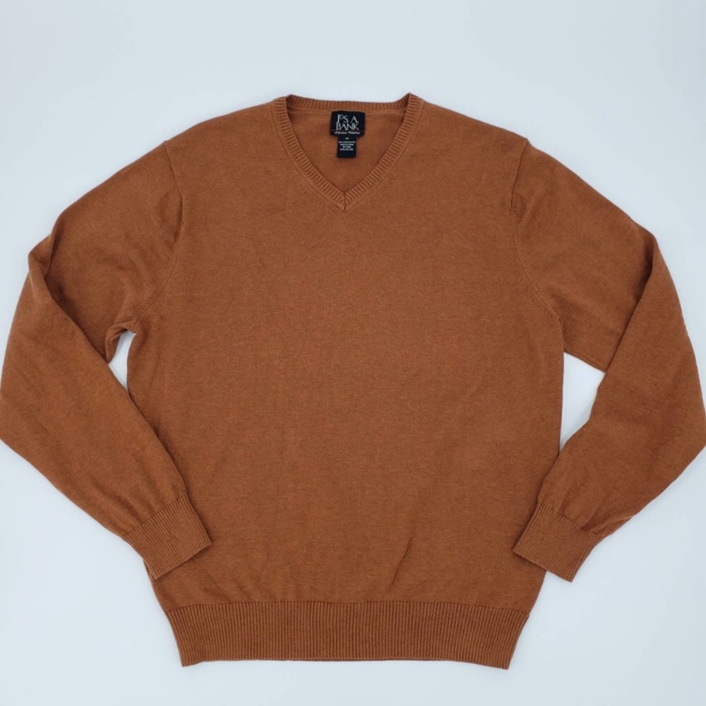 Jos. A. Bank pima cotton V-neck sweater size M